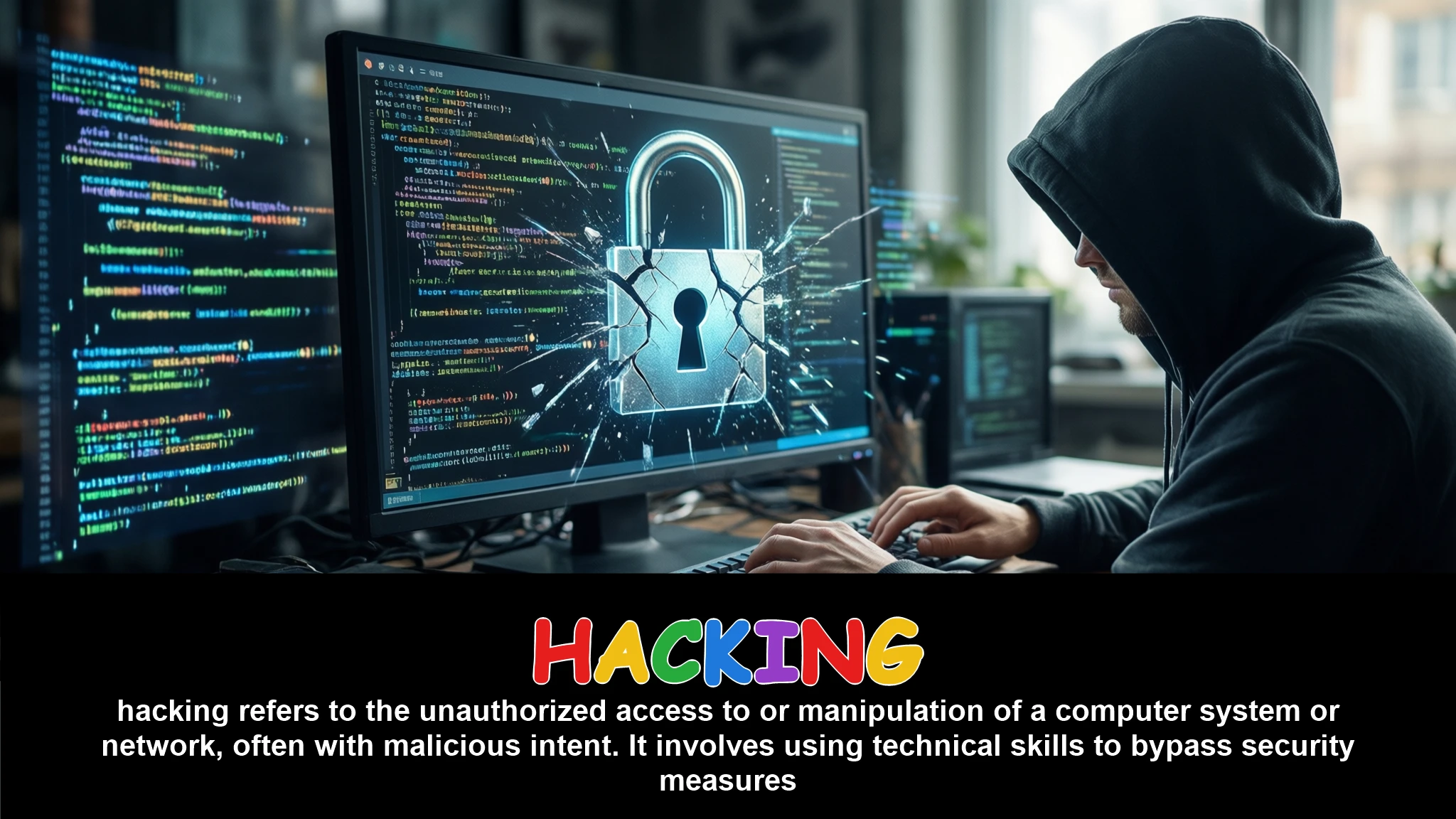 English Illustration for hacking